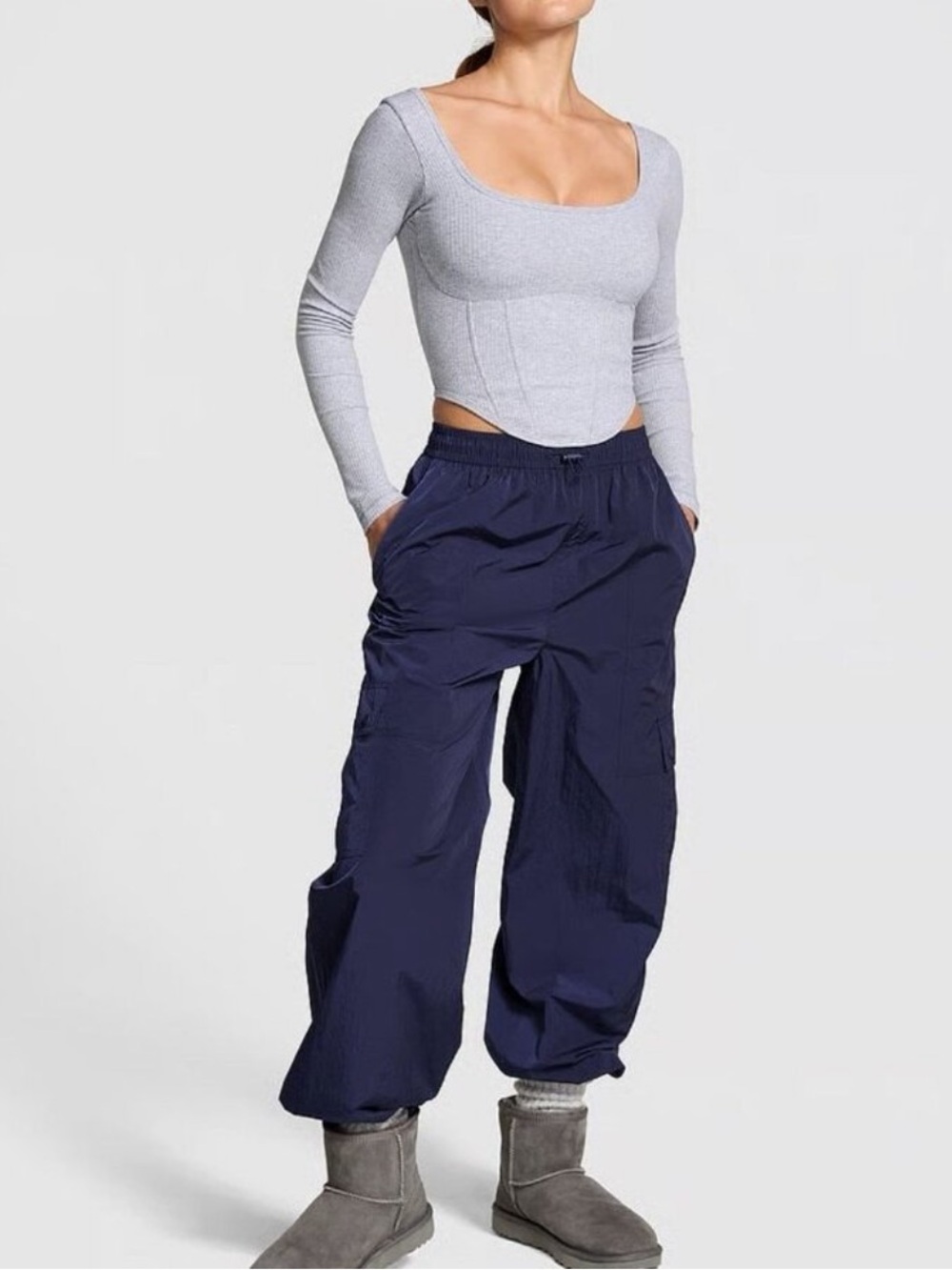 Victoria’s Secret Parachute Cargo Pants